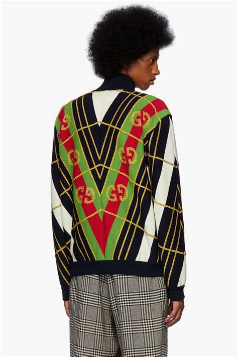 gucci zip up sweater